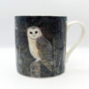 Barn owl with moon mug 6