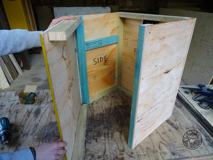 Indoor Barn Owl Nestbox Construction 08