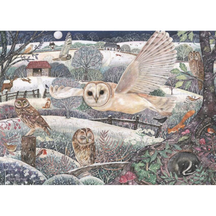 Owl flight jigsaw